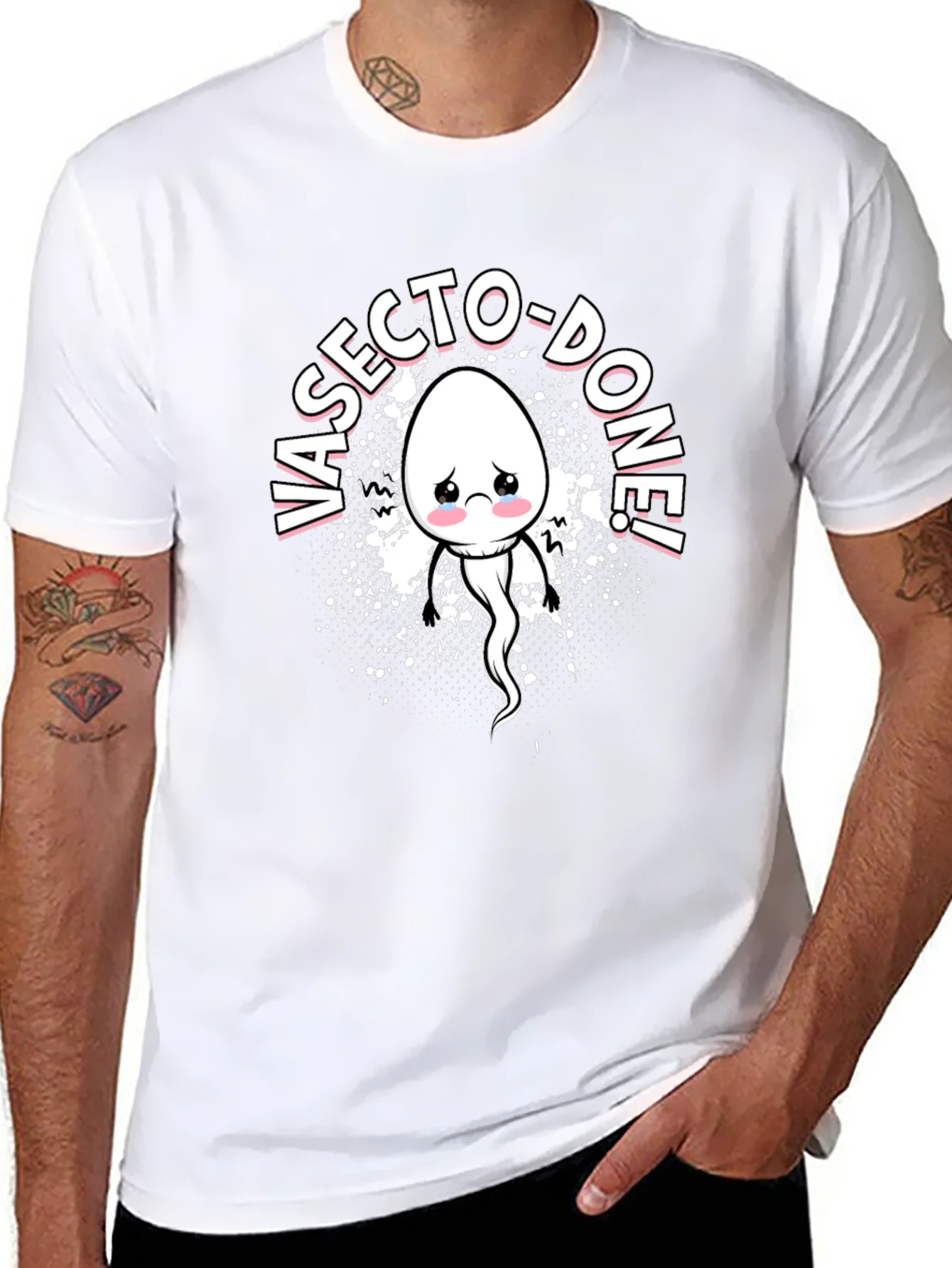Vasecto-Done! Funny Mens Graphic Tee