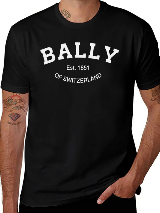 BALLY Est. 1851 T-Shirt - Classic Swiss Heritage Tee