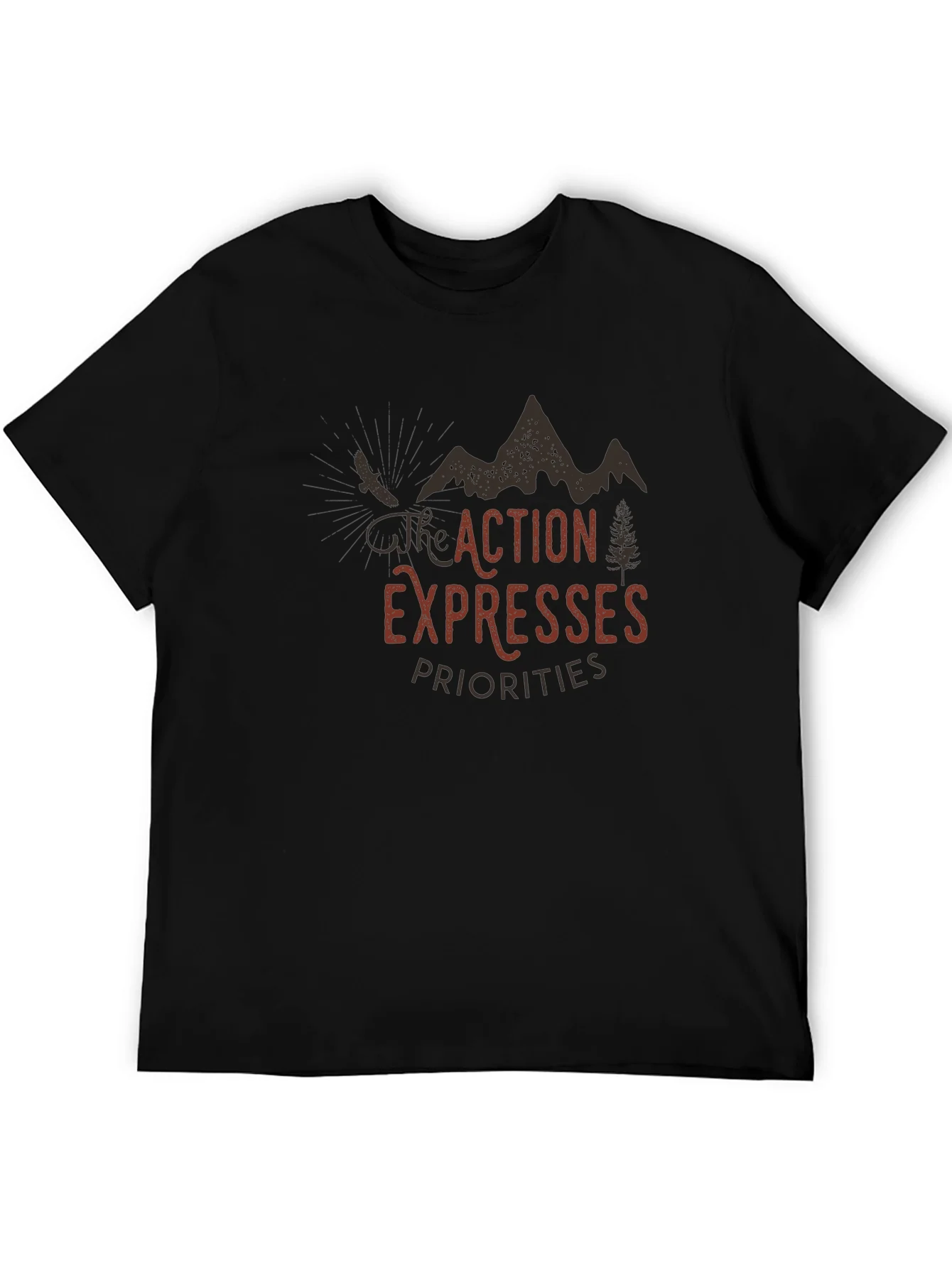 Action Expresses Priorities Graphic Tee
