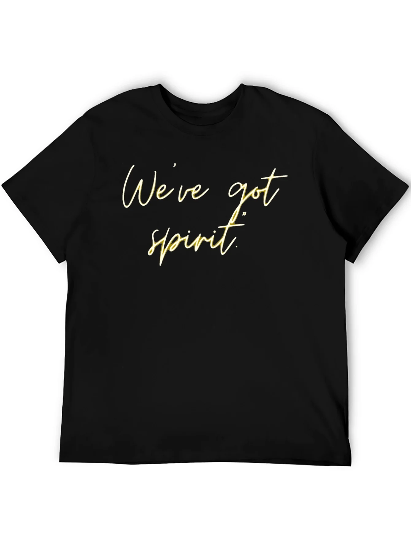 Weve Got Spirit Black Graphic Tee