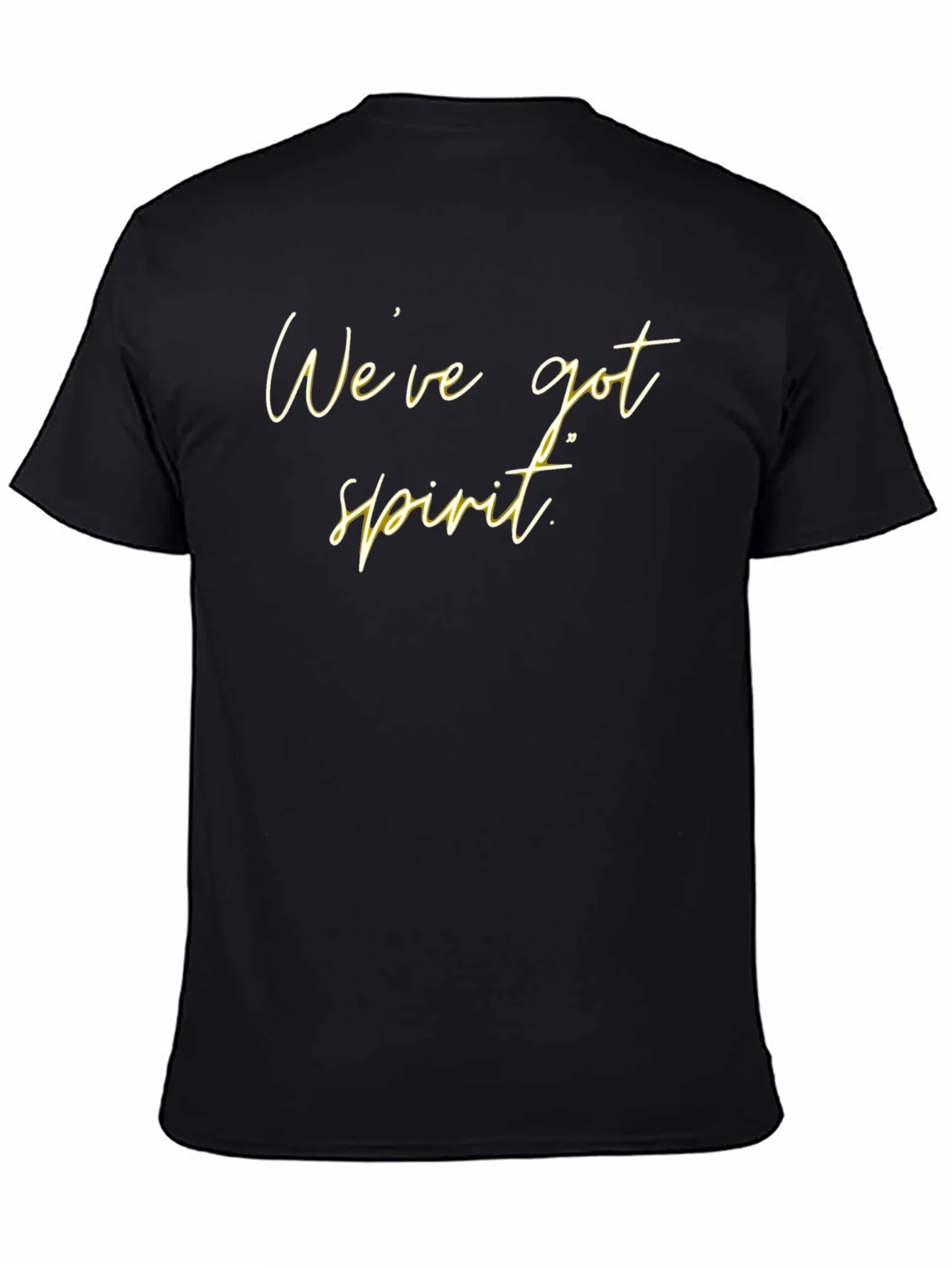 Weve Got Spirit Black Graphic Tee