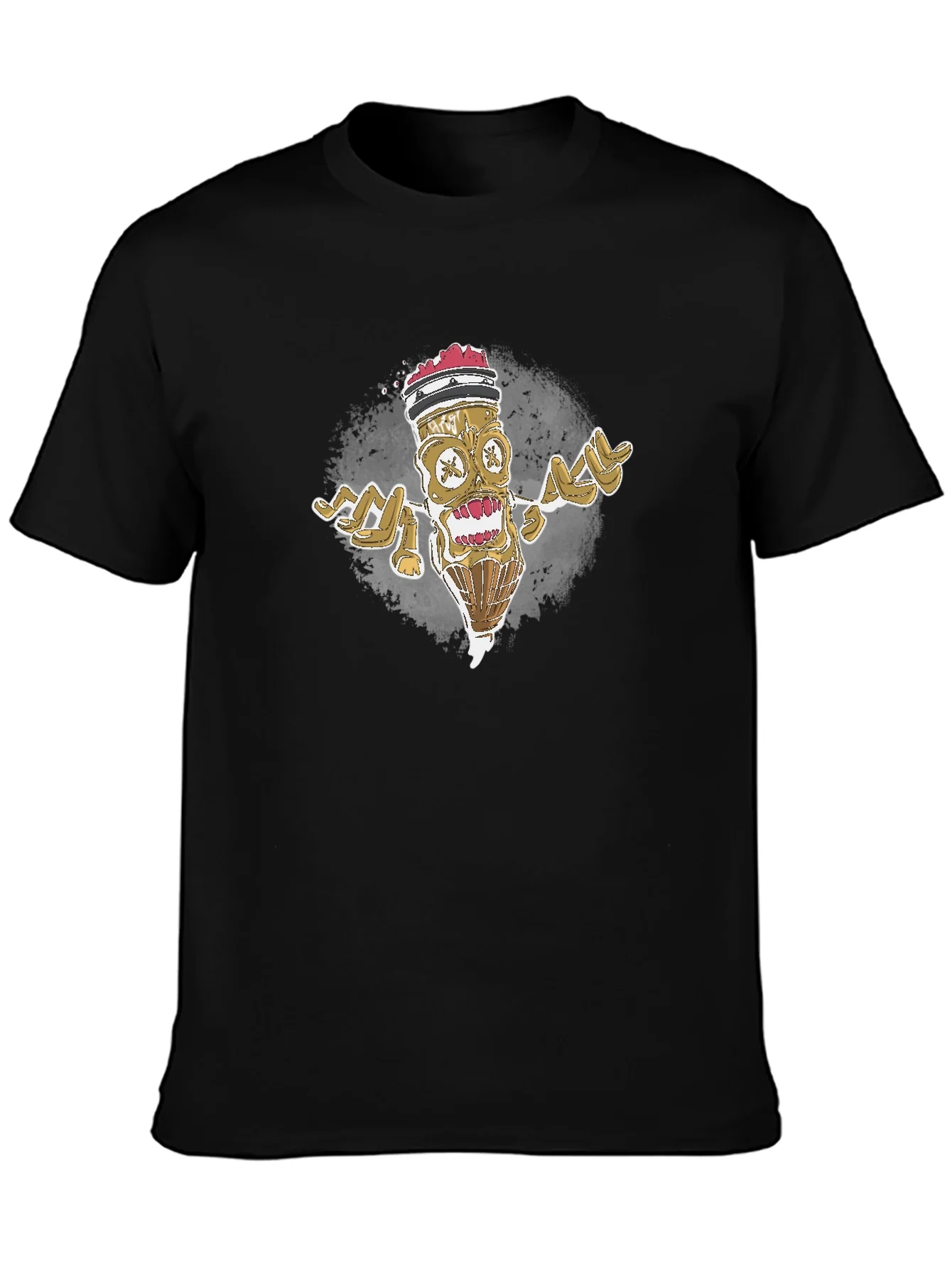 Zombie Pencil Graphic Tee - Cool Artistic Design