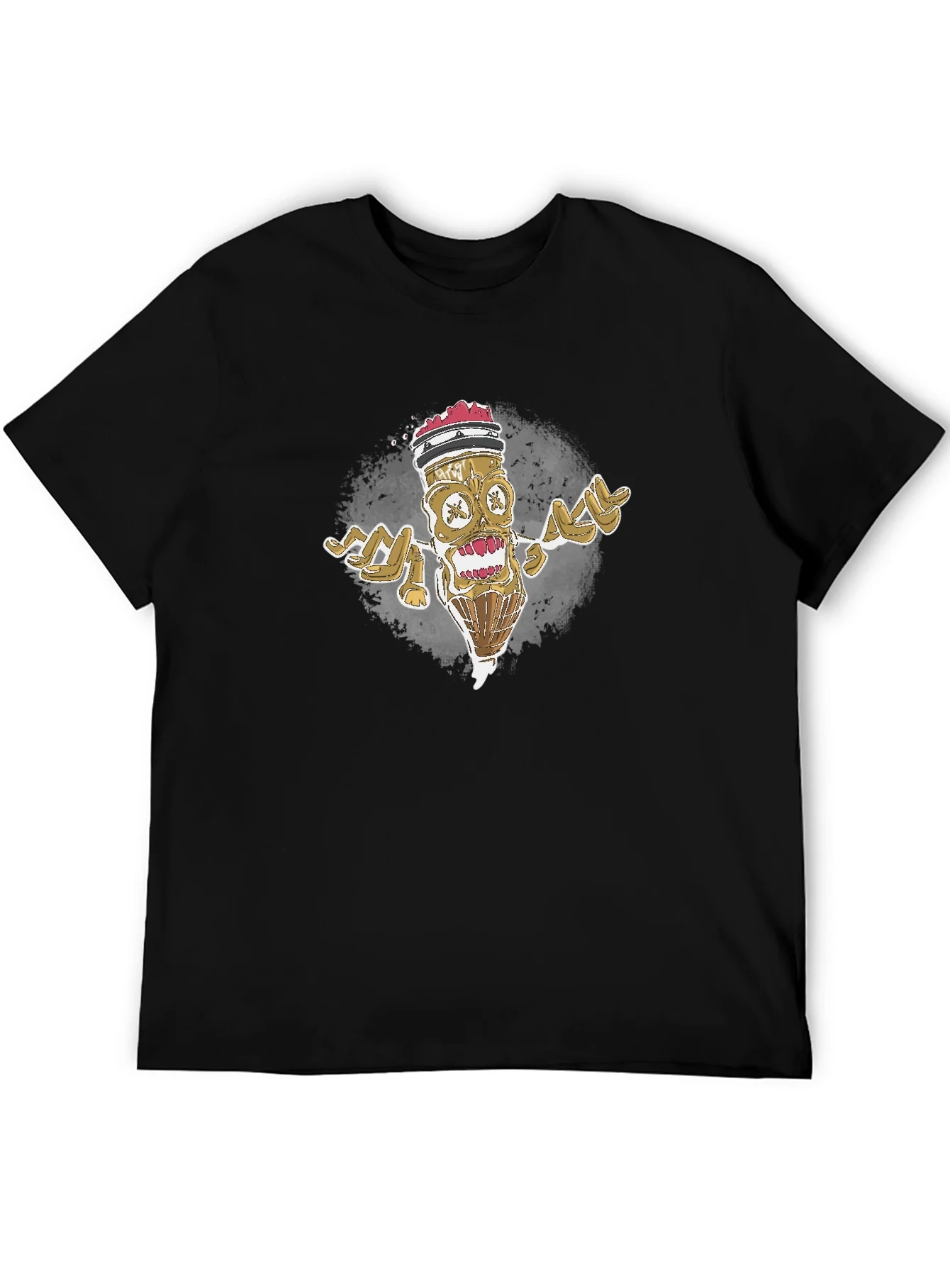 Zombie Pencil Graphic Tee - Cool Artistic Design