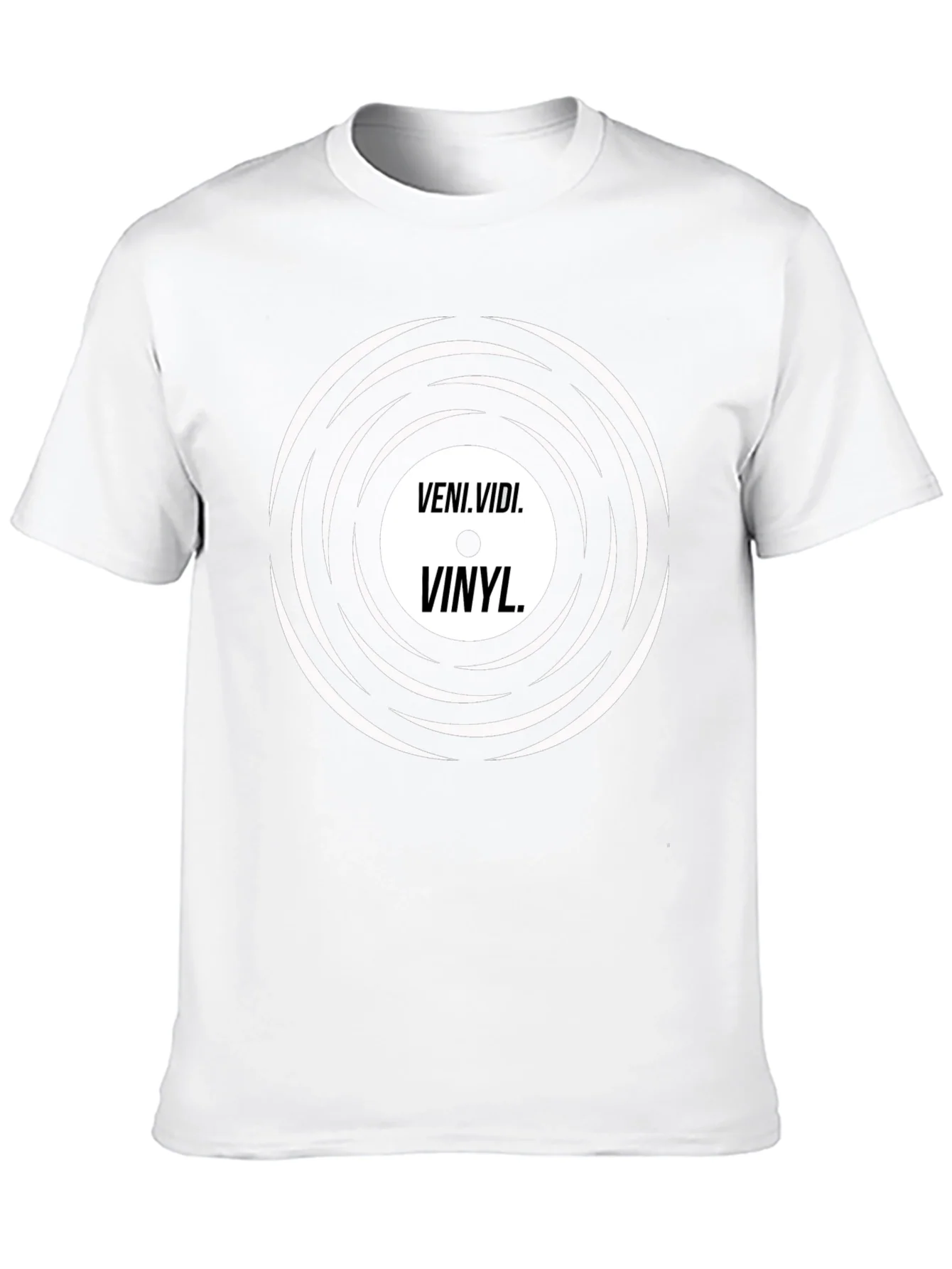 Veni Vidi Vinyl Black Graphic Tee