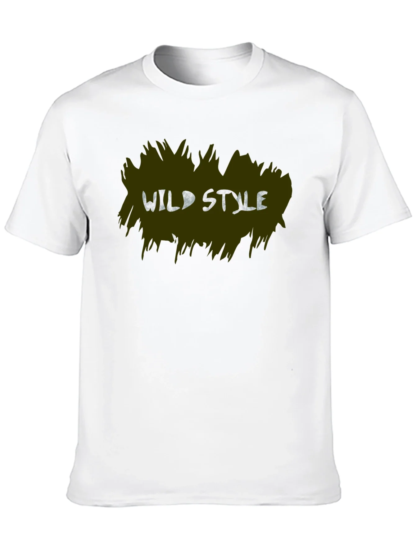 Wild Style Graphic Print Black T-Shirt