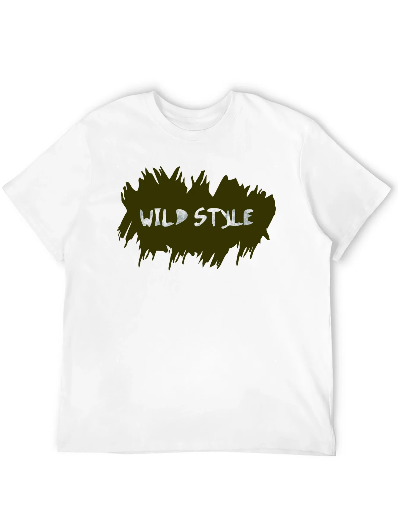 Wild Style Graphic Print Black T-Shirt