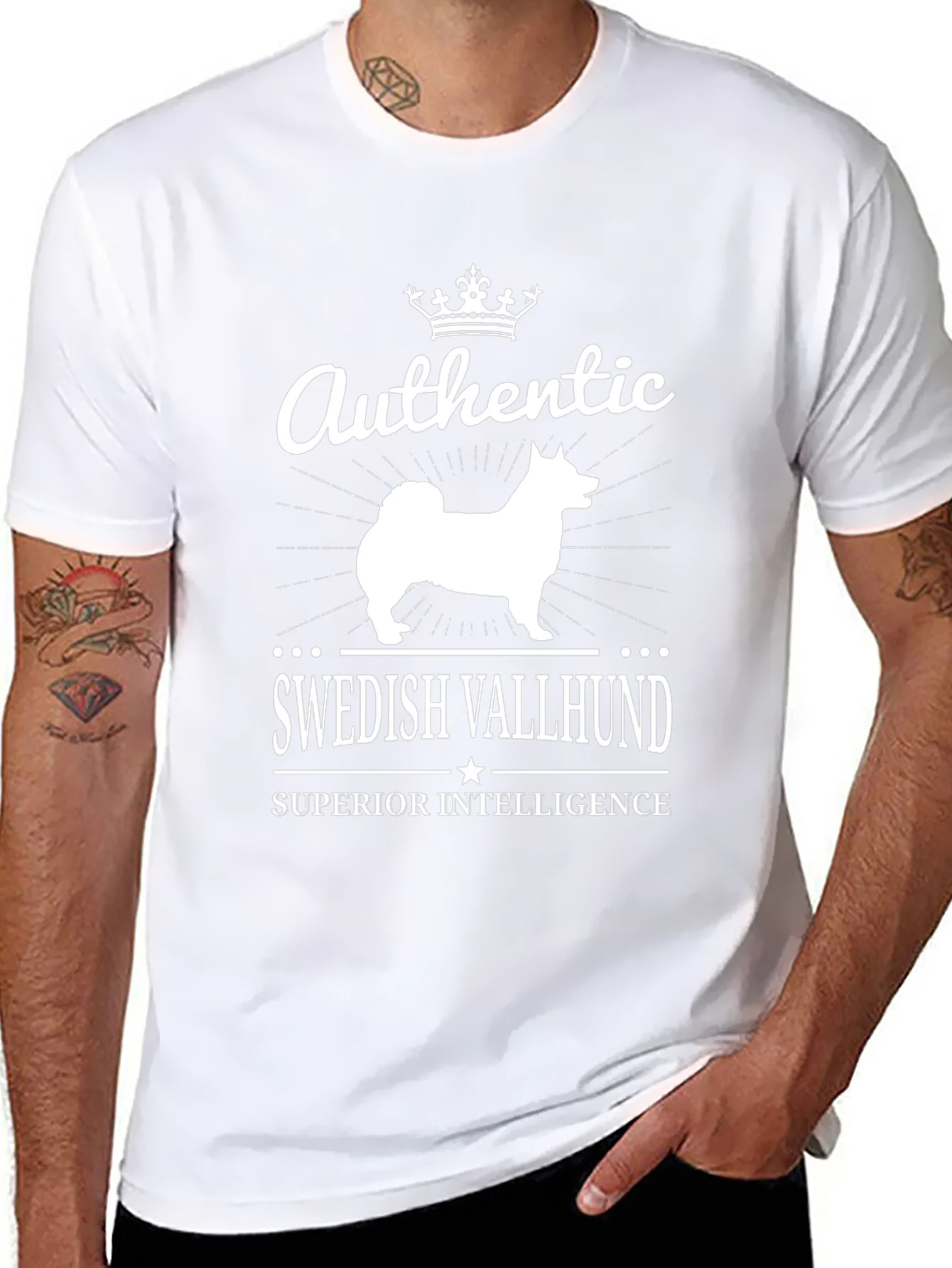 Authentic Swedish Vallhund T-Shirt - Superior Intelligence