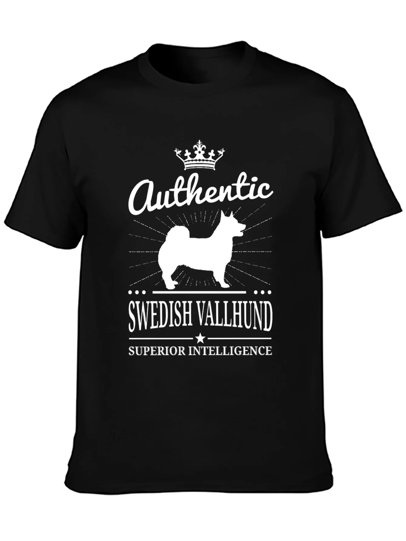 Authentic Swedish Vallhund T-Shirt - Superior Intelligence