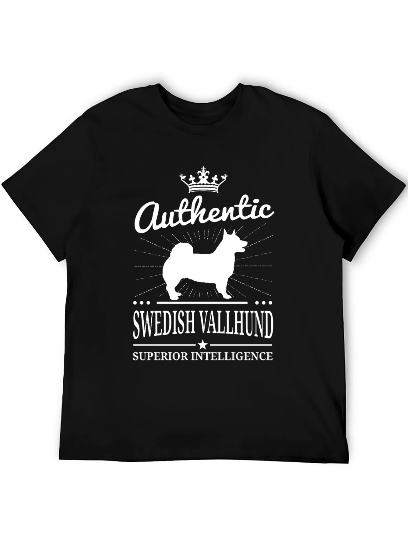 Authentic Swedish Vallhund T-Shirt - Superior Intelligence