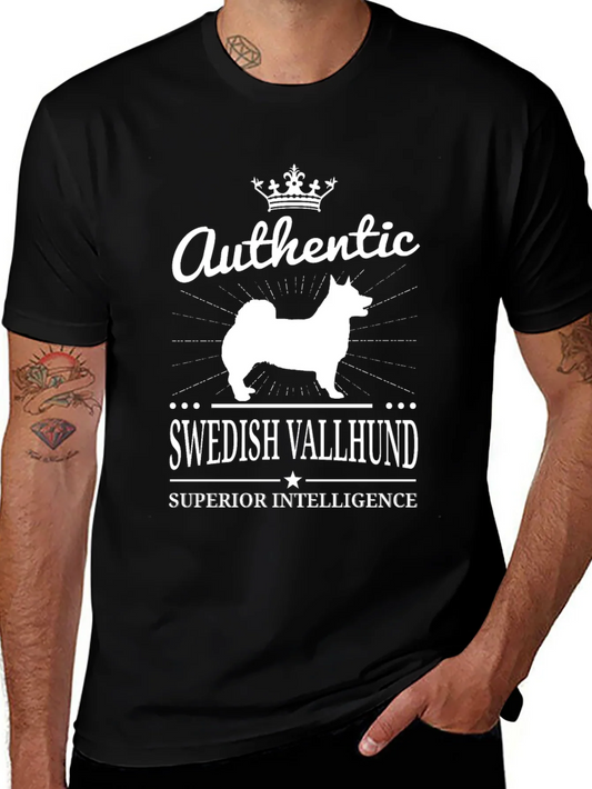 Authentic Swedish Vallhund T-Shirt - Superior Intelligence