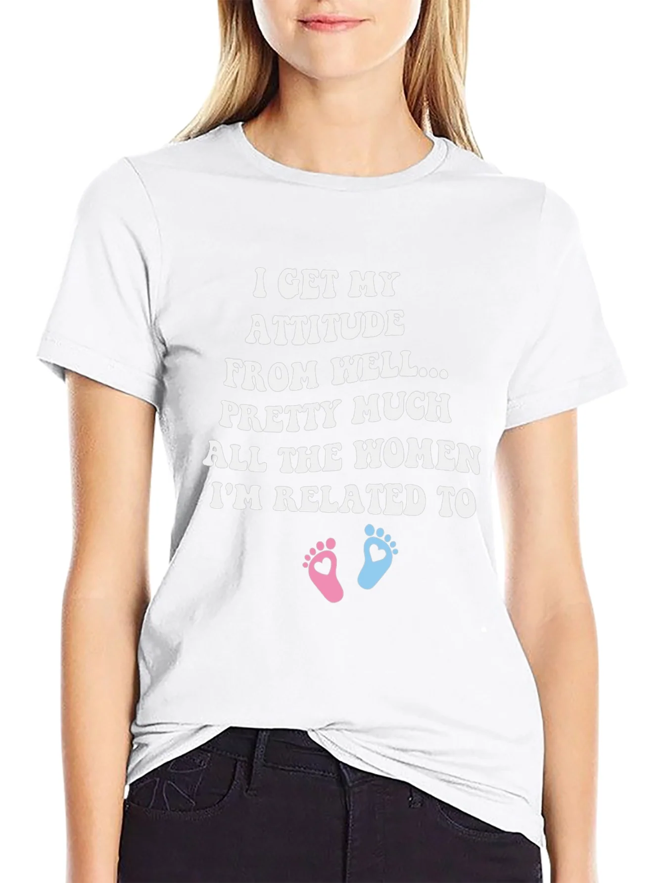 Attitude Women Related To T-Shirt