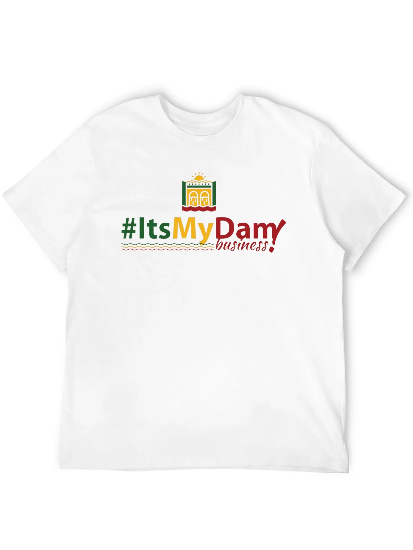 #ItsMyDam T-Shirt - Black Cotton Tee