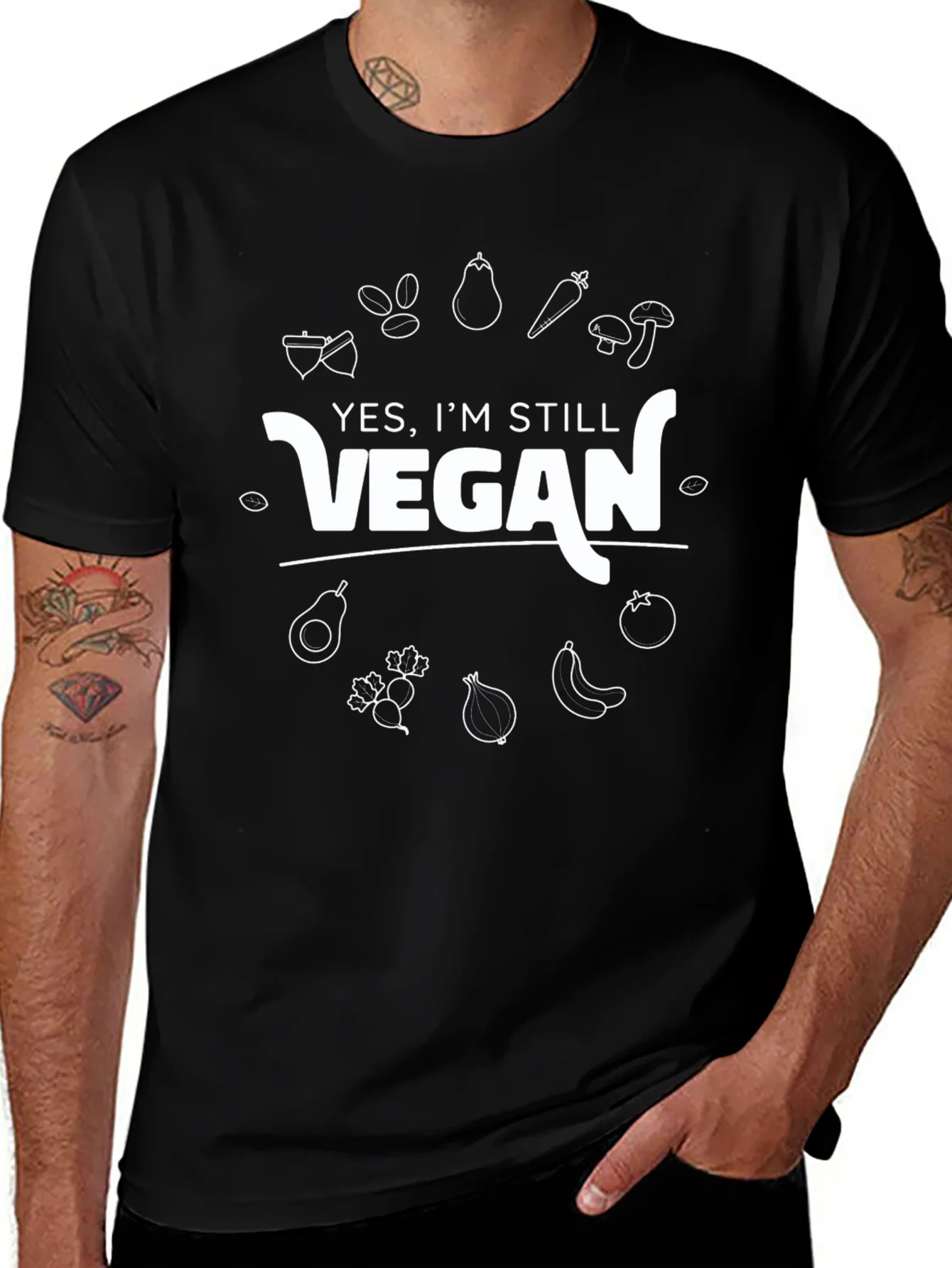 Vegan Lifestyle Graphic Tee - Yes Im Still Vegan