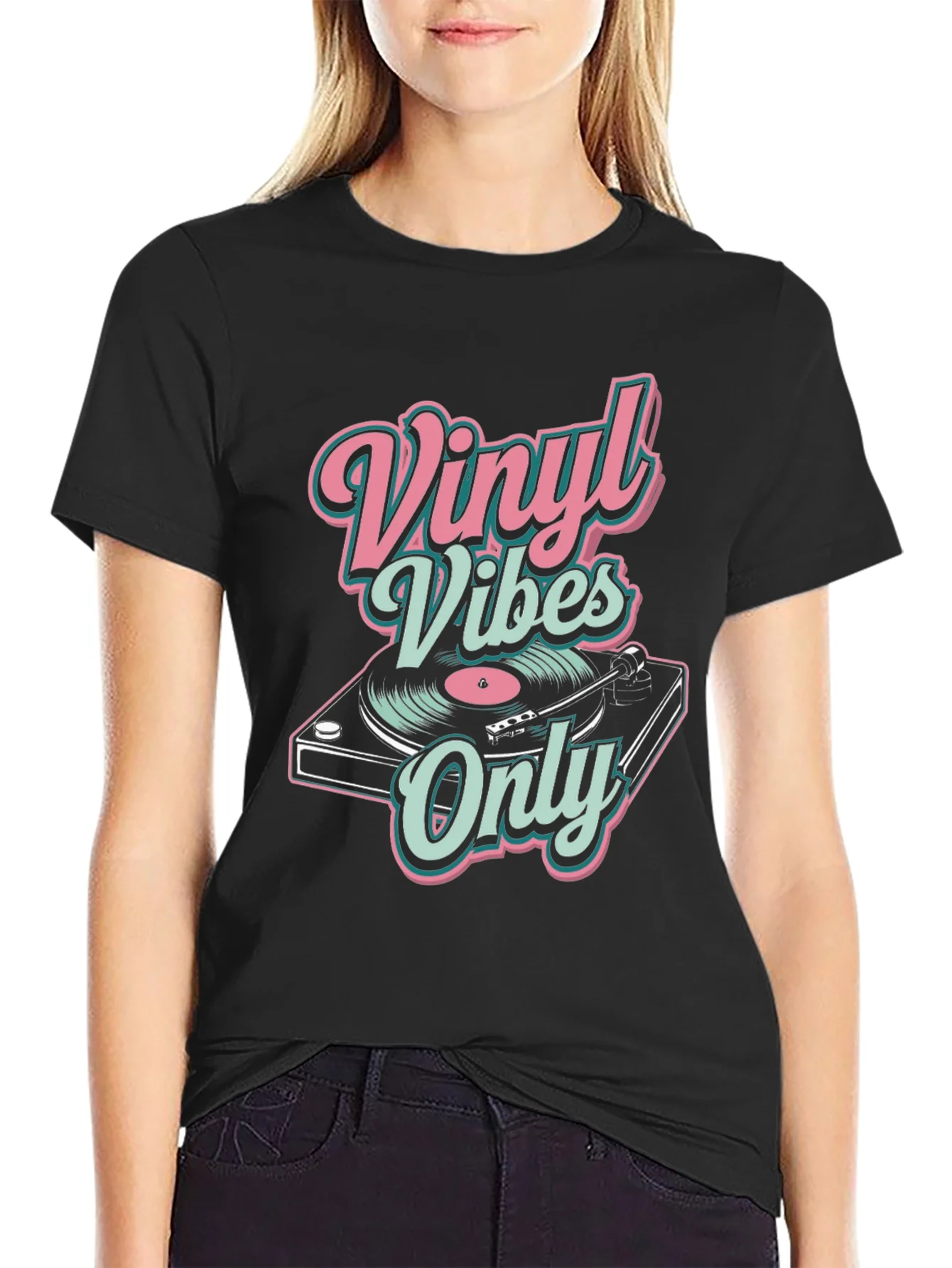 Vinyl Vibes Only Graphic Tee