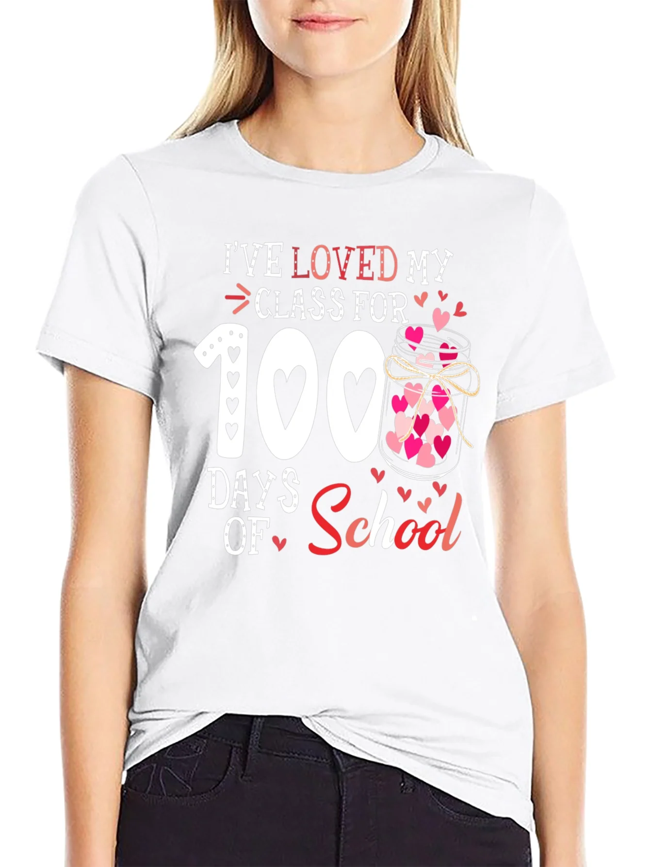 100 Days of School Teacher T-Shirt