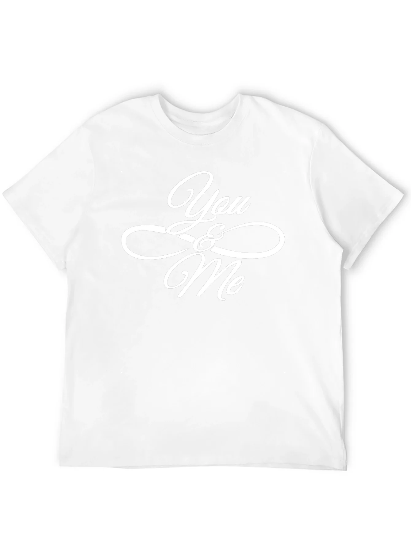 You & Me Infinity Graphic Black T-Shirt