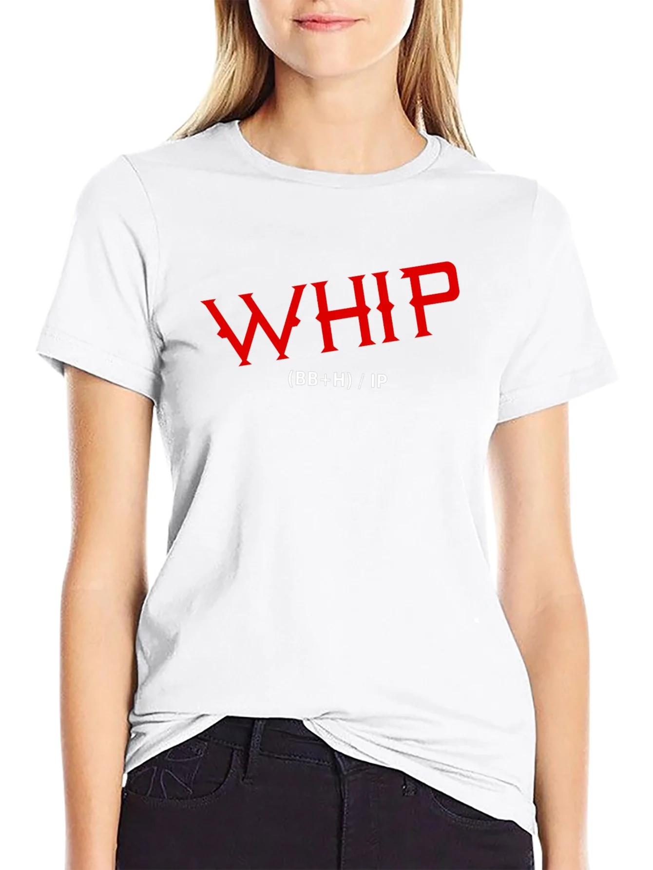 Whip Funny Graphic Print Mens Black T-Shirt