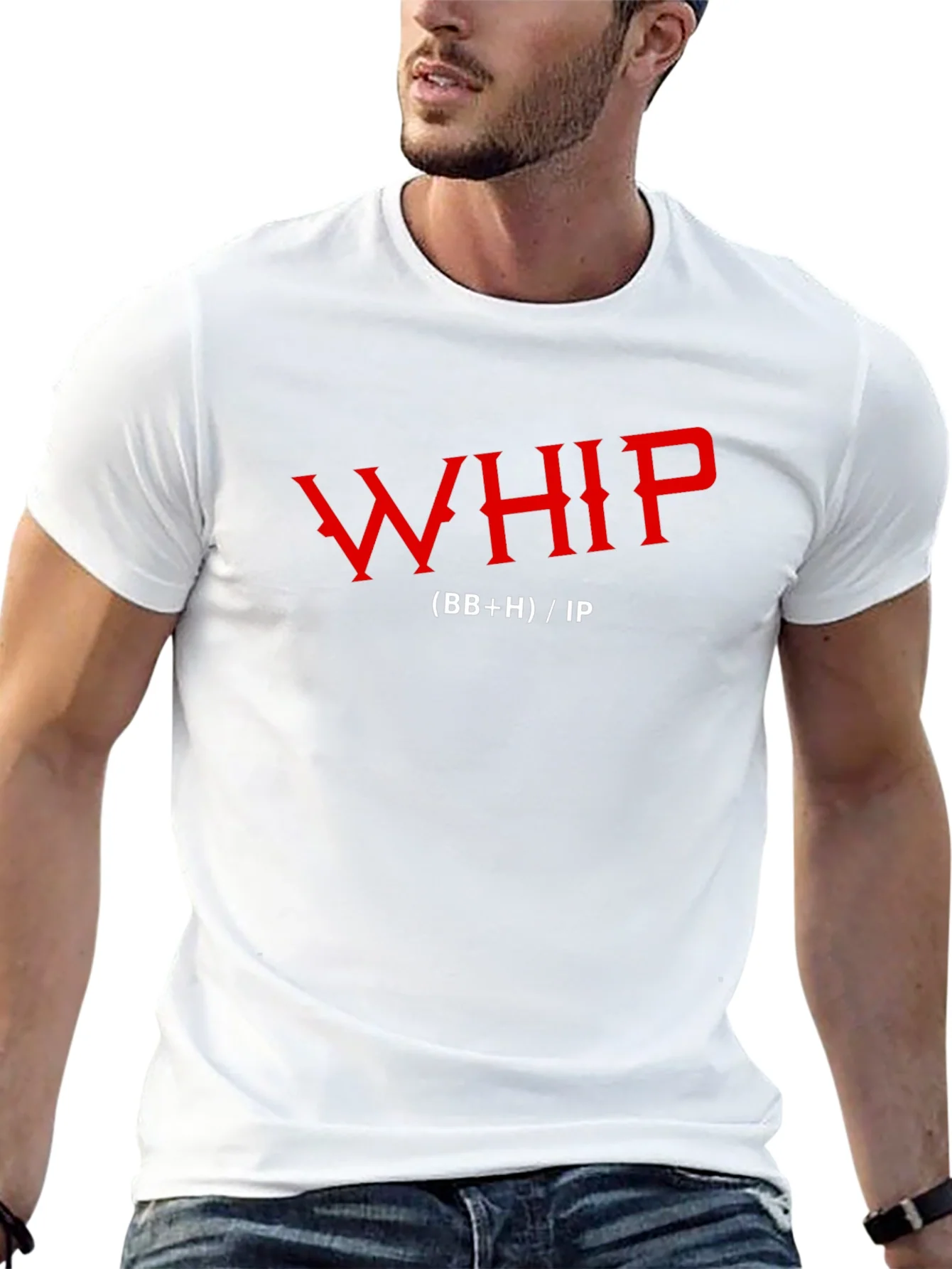 Whip Funny Graphic Print Mens Black T-Shirt