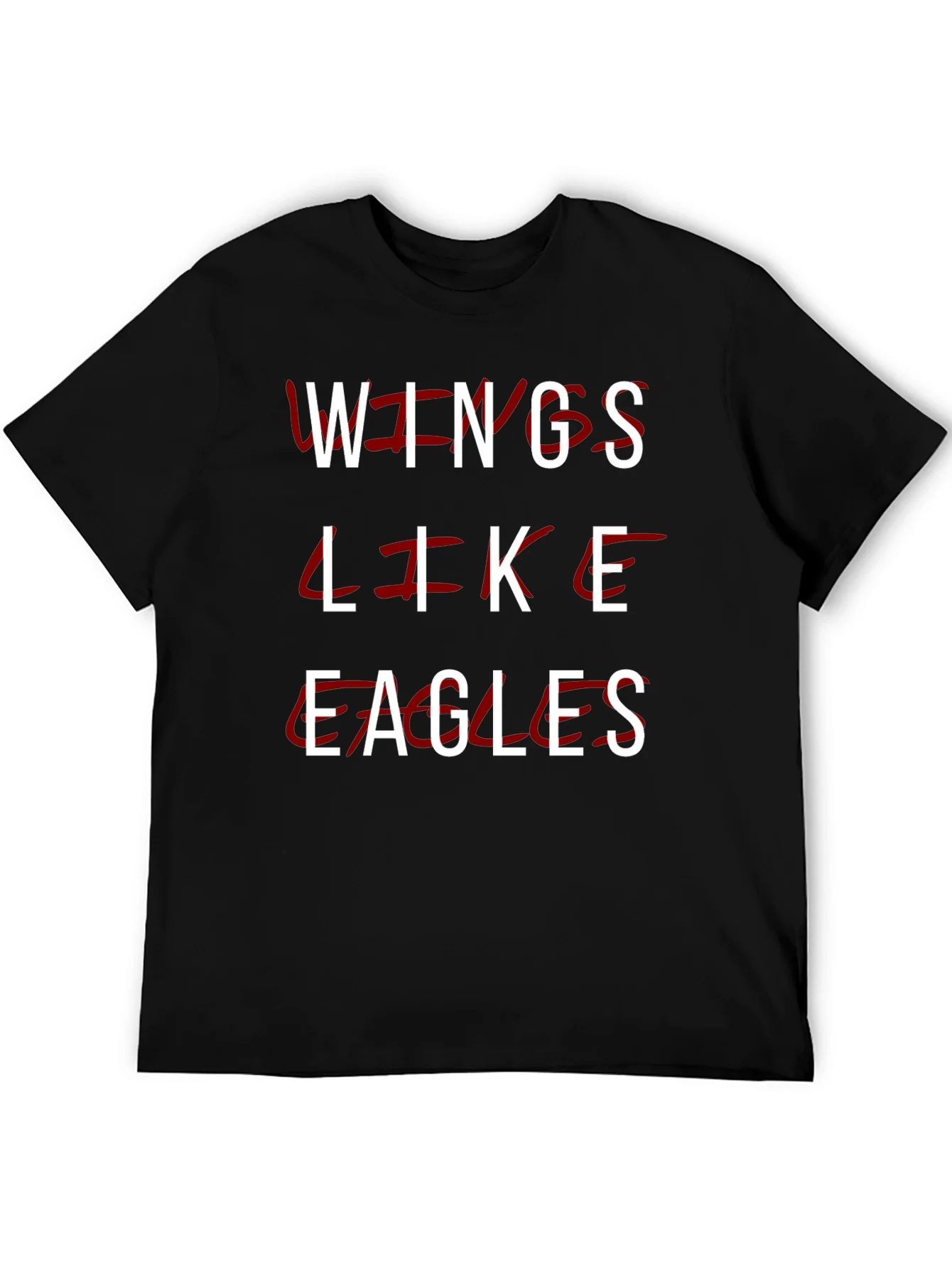 Wings Like Eagles T-Shirt - Stylish Graphic Tee