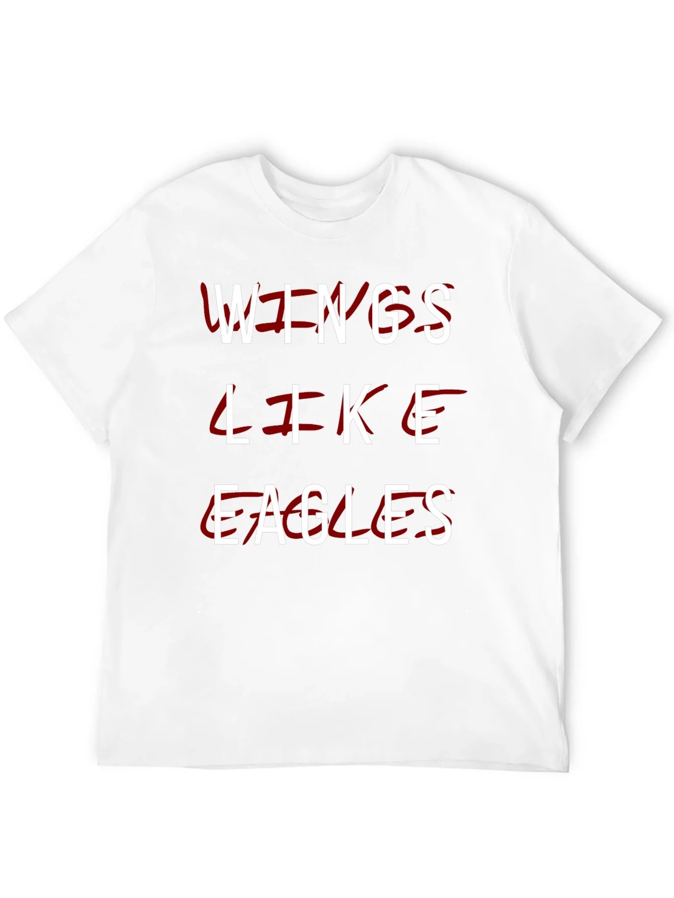 Wings Like Eagles T-Shirt - Stylish Graphic Tee