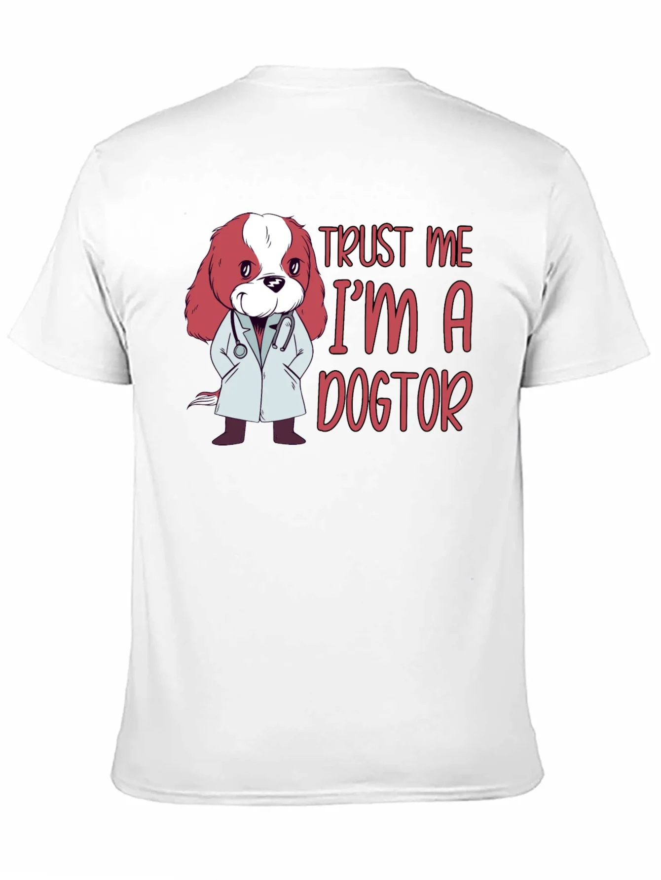 Trust Me Im a Dogtor Black T-Shirt
