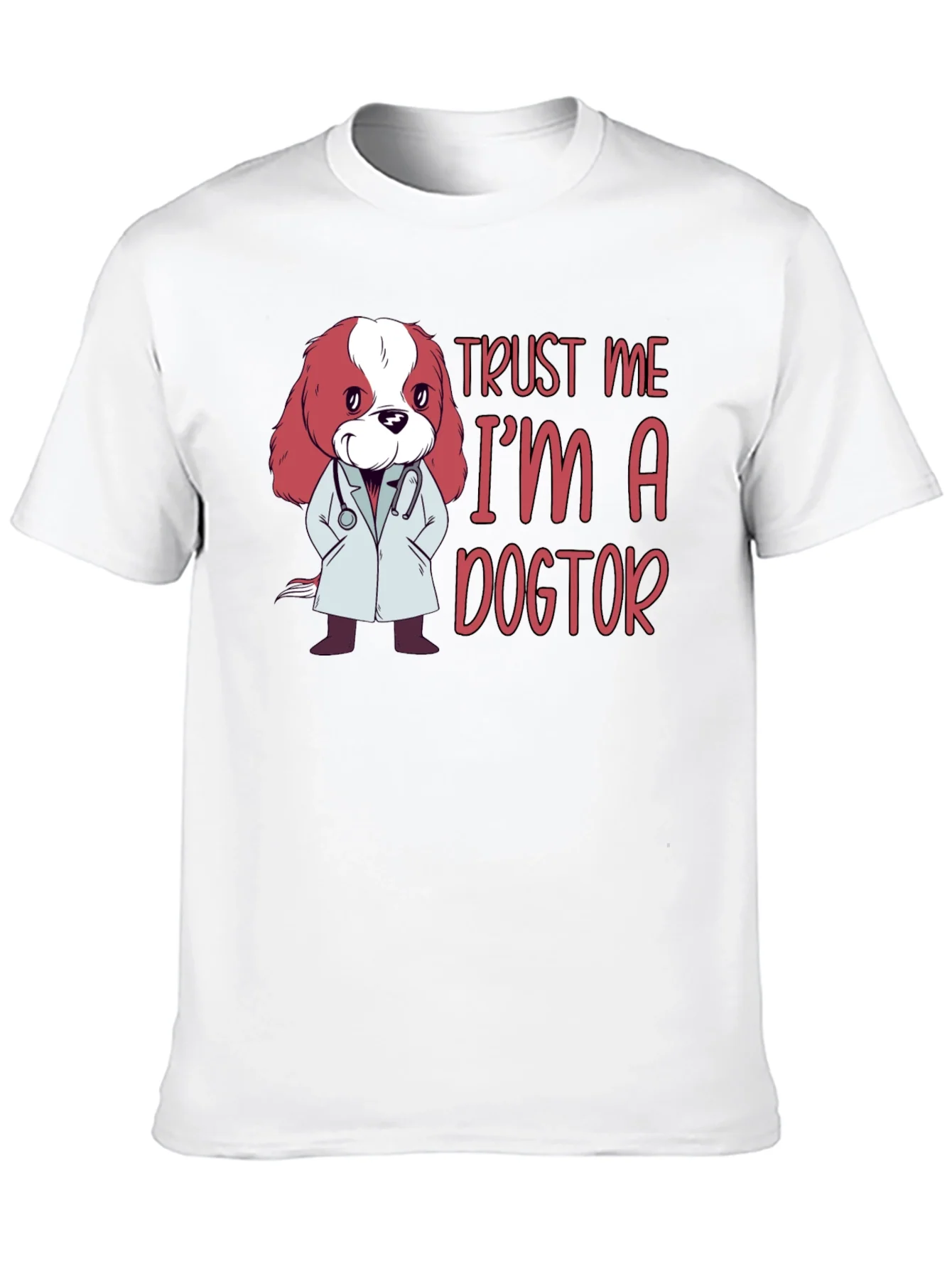 Trust Me Im a Dogtor Black T-Shirt
