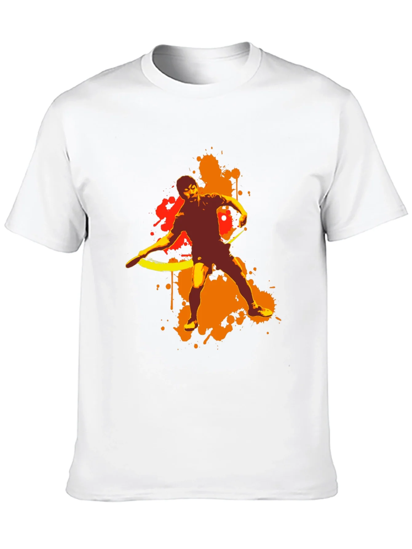 Abstract Table Tennis T-Shirt